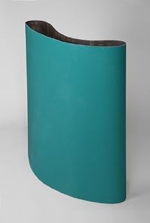 3M 577F Abrasive Belt, Film Media Splice, Polyester Cloth Backing, Zirconia Alumina, Waterproof, 37" Width x 60" Length, Grit 120 (Case of 5)
