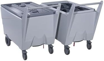 ITV Ice Makers EC-250, Ice Cart, 247-lb Capacity, Braking & Drainage System, Cover, polyethylene Construction
