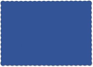 Hoffmaster Solid Navy Economy Placemat, 9.5 x 13.5 inch - 1000 per case.