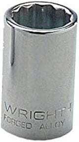 Wright Tool 9mm 1/2" Dr. 12 Pt. Std. Metric Socket