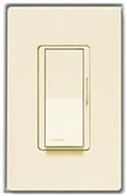 Lutron Dimmer 3 Way On/Off 600 W Light Almond Ul, Csa Clamshell