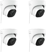 REOLINK 4 pcs PoE Outdoor Home Security Cameras Bundle, 5MP Surveillance, Smart Person/Vehicle/Pet Detection, Timelapse, 100ft IR Night Vision, Up to 512GB SD Card, 2xRLC-520A & 1xRLC-520A 2Pack
