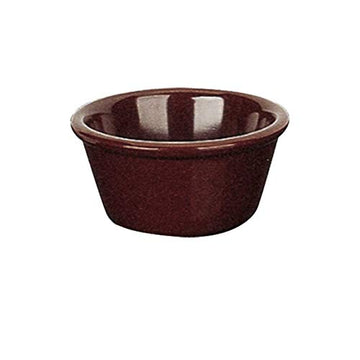 Smooth Ramekin by Yanco – 3 oz., 3.0 ounces, Melamine, Chocolate, Pack of 72