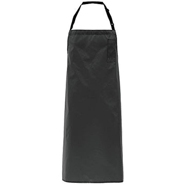 Locknane Bib Apron Black Vinyl - 37"L x 22"W by LOCKNANE MANUFACTURING INC – One Size, Vinyl, Black, Model APRP50BL37 W/PP