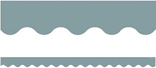 Teacher Created Resources Stone Blue Scalloped Border Trim