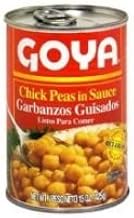 Goya Chick Peas in Sauce - 15 oz. can, 24 cans per case.