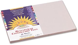 Prang Construction Paper, 58 lbs., 12 x 18, Gray, 50 Sheets/Pack, Sold as 1 Package