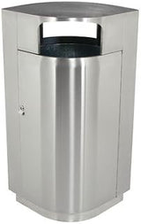 Commercial Zone PRODUCTS 782129 Waste Container,Stainless Steel,40 gal.