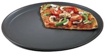 American Metalcraft - 11"" Hard Coat Anodized Aluminum Wide Rim Pizza Pan