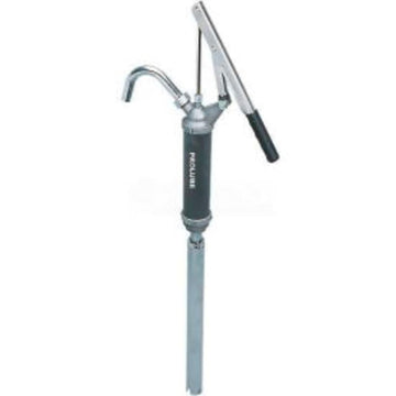 Hand Lever Pump for Dispensing Oils And 100% Antifreeze From 15 To 55 Gallon Drums by Action Pump – 24"L x 4"W x 12"H, Aluminum Zinc, Black, Model 3000