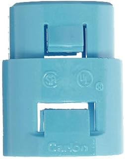 Carlon A253D-CAR 1/2-In. ENT Blue Smurf Terminator Adapter - Quantity 50