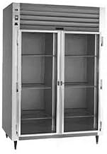 Reach-In Refrigerator - Two Section, Full Height Glass Doors