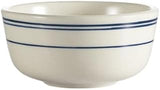 CAC China Blue Line 5 oz White Fruit Bowls 36 Ct