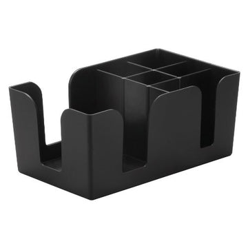 Bar Organizer by Royal Industries – Plastic, Black, Model ROY BARAID