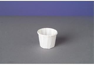 Genpak F050 | 1/2 oz White Paper Portion Souffle Cup | Case Count 5000