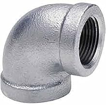 3/4" 90 Degree Elbow, Galvanized Malleable 150 PSI,