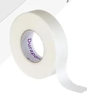 Durapore Silk-Like Cloth Medical Tape, 1/2 Inch x 10 Yard, White, 3M 1538-0, 1 Count
