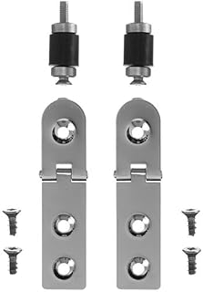 Duravit Scharnierpaar Urinaldeckel Fizz, chrom, 0061231000