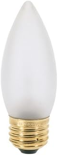 S3234 120V Medium Base 25-Watt B11 Light Bulb, Frosted by Satco