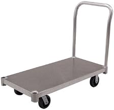 PT2448S6 Heavy Duty Platform Truck, 24" x 48", Solid Aluminum Deck