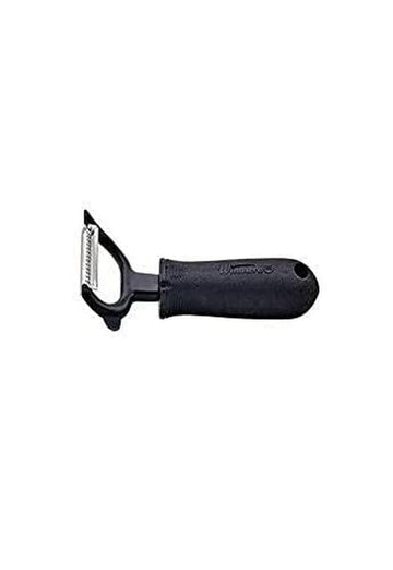 Black Stainless Steel Julienne Peeler by Winco – Metal, Standard, Model VP-302