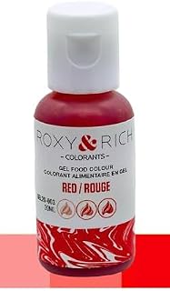 Roxy & Rich Oil-Based Gel Food Colors, 20 Milliliters Red