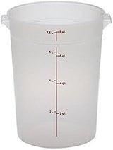 Cambro RFS8PP190 Round Storage Container 8 Qt, 6 Pack