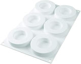 Silikomart The-Ring-65 Set of 2 Silicone Molds with 1 Plastic Cutter