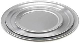 Royal Industries Pizza Tray, Wide rim Aluminum, 8"", Rim Width: 1-1/4"", Commercial Grade