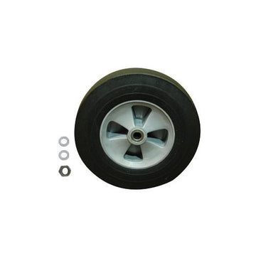 Commercial 1013L1 Tilt Truck Replacement Wheel for 1013 Tilt Truck by Rubbermaid – 12 inch, Rubber, Black, Model 1013-L1