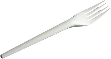 KITCH 24/7 Compostable White Forks, 6.3 inch, PLA Bioplastic, 1000 per Case