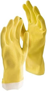 Libman 6033597 Latex Cleaning Gloves, Yellow - Large - Pack of 22