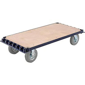 Adjustable Panel & Sheet Mover Truck by Global Industrial – 25"L x 24"W x 8.5"H, 12-Gauge Steel, Blue, Model 585229
