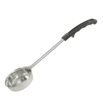 CAC Stainless Solid Portion Spoon with Black Handle 2 oz. by CAC China – 2oz, Stainless Steel, Black-Solid, Pack of 99, Model SPCS-2K