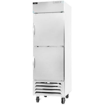Beverage-Air HBF23-1-HS 27" Horizon Series One Section Solid Half Door Reach-In Freezer 23 cu.ft. Capacity Stainless Steel Exterior and Interior with Bottom Mounted by Beverage