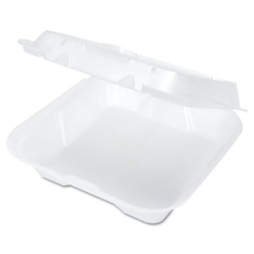 SN203V - Vented Snap-It Hinged Containers by Genpak – 200.0 liters, Foam, white, Model GNPSN203V