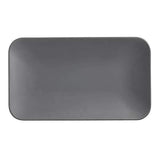 Melamine Matte Rectangular Platter by American Metalcraft – Large, Melamine, Gray, Model MCP12GR