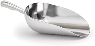 38 Ounce Bar Ice Scoop, Dry Bin Scoop, Dry Goods Scoop, Candy Scoop, Spice Scoop, Aluminum by Royal Industries, , Commercial Grade