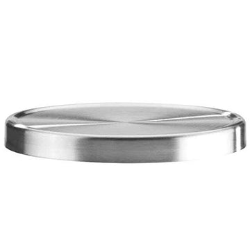 Replacement Lid for 32oz. Jars by CAL-MIL – 32oz., Stainless Steel, Silver, Pack of 3, Model 1851-5LID