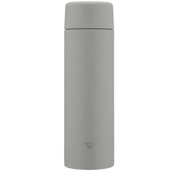 Mahobin Water Bottle by Zojirushi – 16.9 fl oz, 480.0 milliliters, Stainless Steel, Medium Grey, Model SM-ZB48-HM