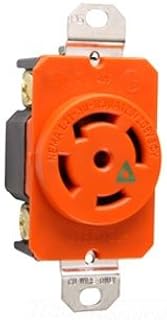 Pass & Seymour Igl2130-R Lkg Sgl Rcpt-N L21-30