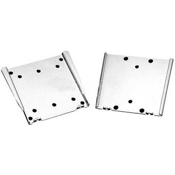 Flush Wall Mount Bracket for 13" - 24" by MG Electronics – 10"L x 17.5"W x 8.5"H, Aluminum, Silver, Model FM-75-100-B
