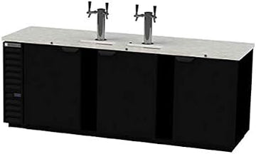 Beverage Air DD94HC-1-B ALT 95" Draft Beer System w/ (5) Keg Capacity - (2) Column, Black, 115v
