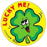 Trend Enterprises Lucky Me!/ Sweet Clover Scent Retro Scratch 'n Sniff Stinky Stickers by Trend; 24 Seals/Pack - Authentic 1980s Designs!