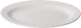 CAC China GW-14 Oval Platter R.E. 12 1/4" Porcelain Oval, Bone White, Set of 12