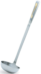 Windway S/S 16¬" 6 Oz. Oval Ladle by Vollrath – Stainless Steel, Gold and silver, Model 46653