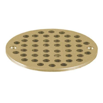 Franklin - 11483-4 5/8 in Round Brass Floor Drain Strainer by Franklin Machine Products – Brass, Model 102-1080