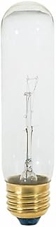 Satco 40W T10 Tubular Bulb - Medium Base - Clear - 120V
