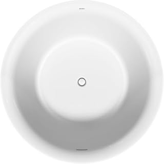 Duravit 700470 55-1/8 Inch Diameter Tulip Bathtub