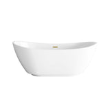 Ines Soaking Bathtub by Lighting Design – White